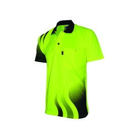 WAVE HIVIS SUBLIMATED POLO
